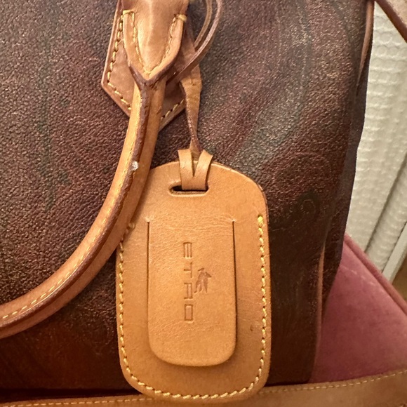 Etro Paisley Jacquard Boston Bag - Picture 9 of 16